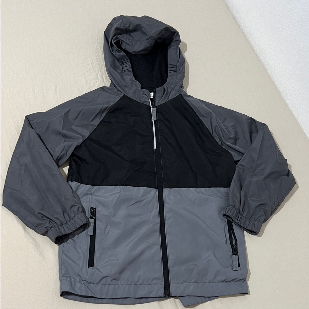 Wonder Nation Gray and Black Kids Jacket